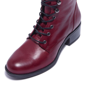 Carl Scarpa Ocean Bordo Leather Ankle Boots